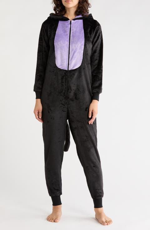 Halloween Unionsuit Cat Jumpsuit