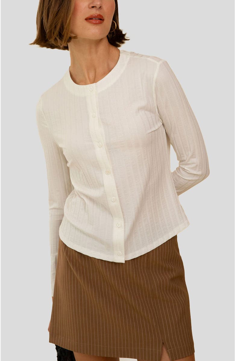 Whimsy + Row Coco Cardigan, Main, color, Cream