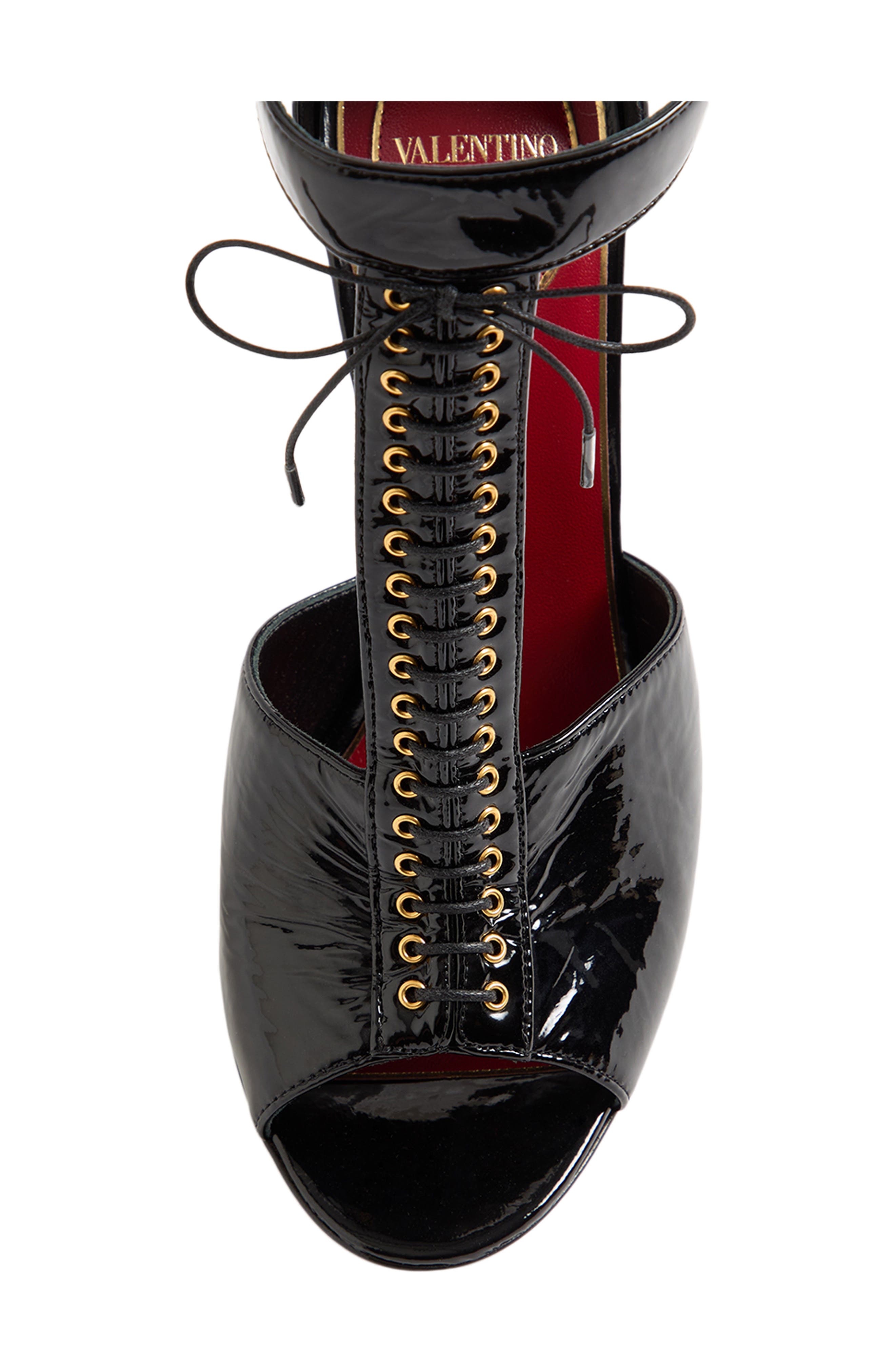 Valentino Garavani Bustier T-Strap Sandal, Alternate, color, 