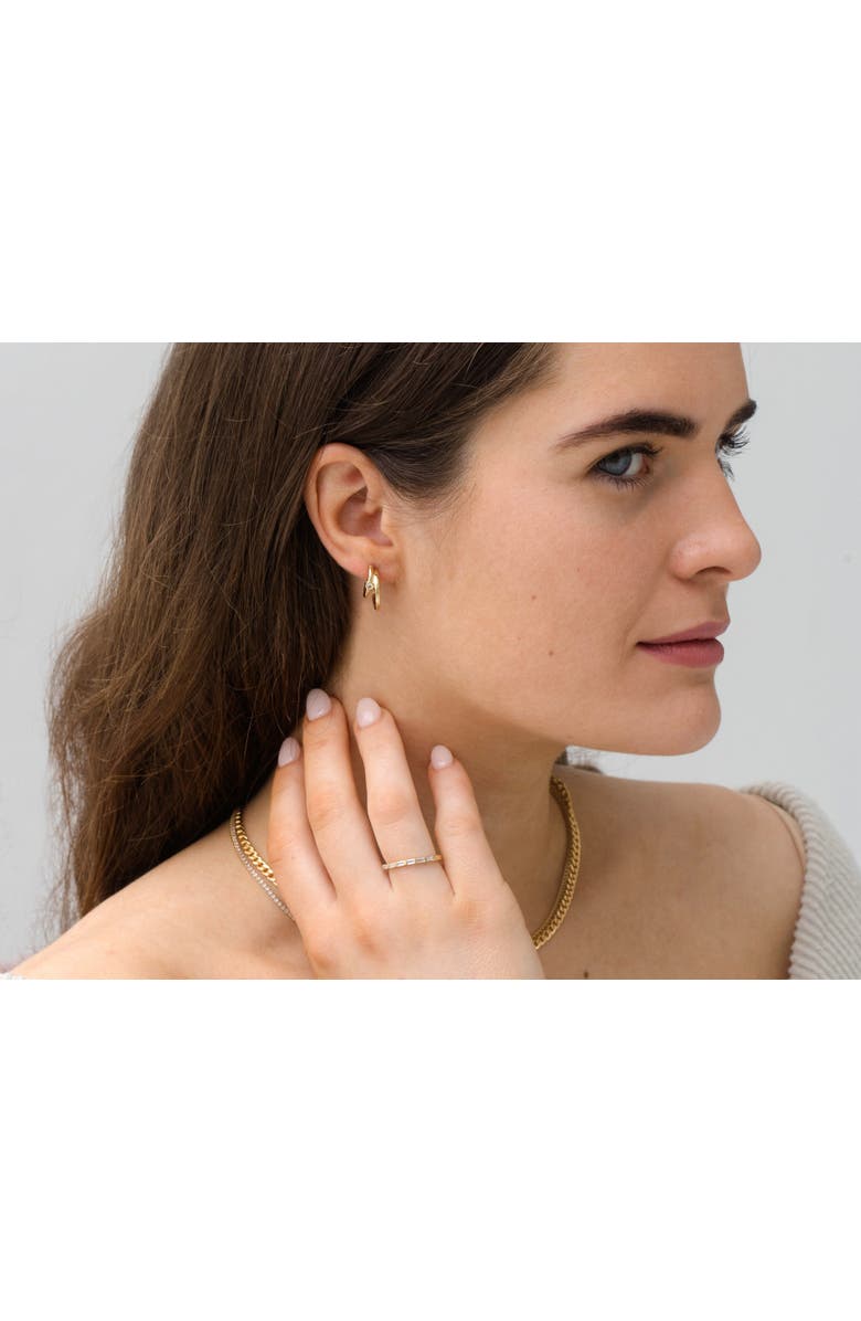 Sara Patino White Topaz Tennis Necklace, Alternate, color, Gold