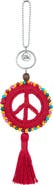 The Sak Yarnicharmz Crochet Peace Dangle