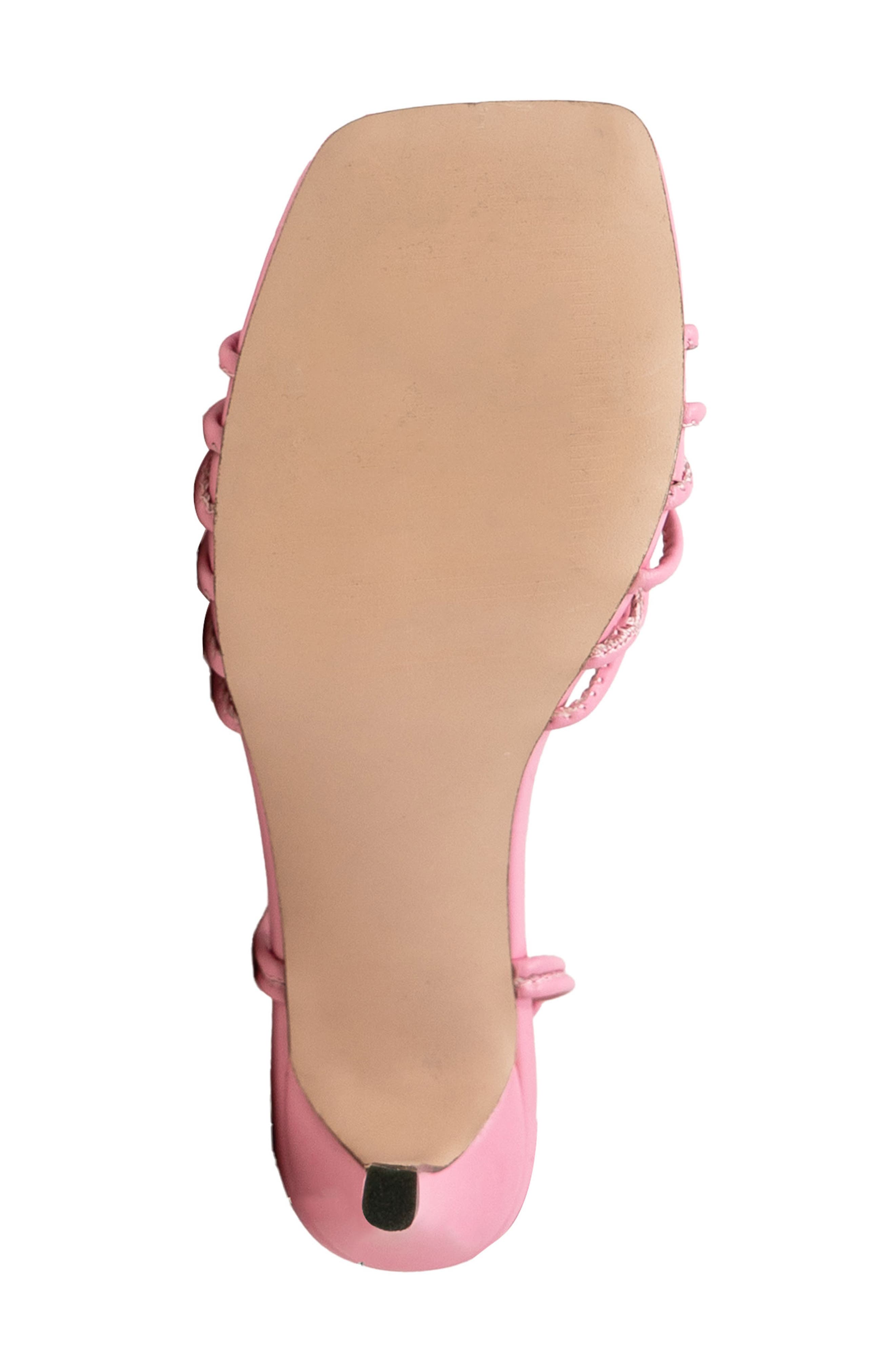 CHASE AND CHLOE Ankle Tie Sandal, Alternate, color, Pink Pu