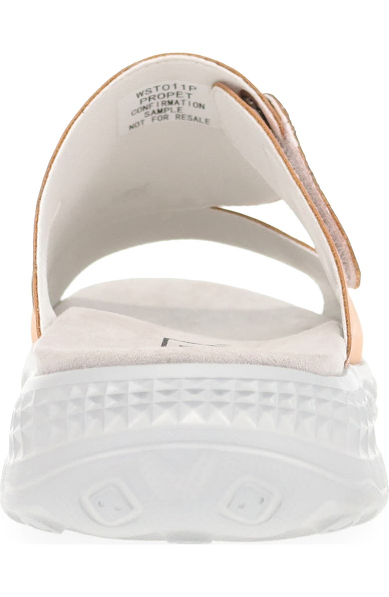 Propét Travelactiv Sedona Slide Sandal, Alternate, color, Apricot