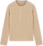 Fortela Lou Merino Wool Henley Knit