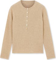 Fortela Lou Merino Wool Henley Knit