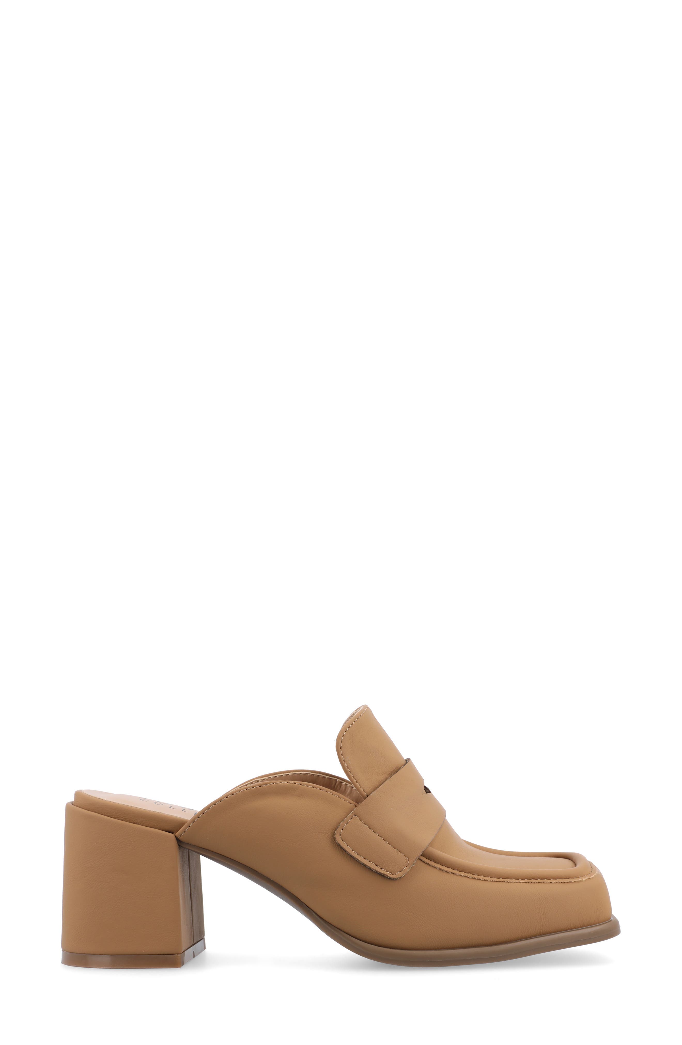 Journee Collection Bayley Mule Pump, Alternate, color, Tan