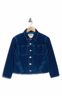 L'AGENCE Nelly Corduroy Crop Shirt Jacket