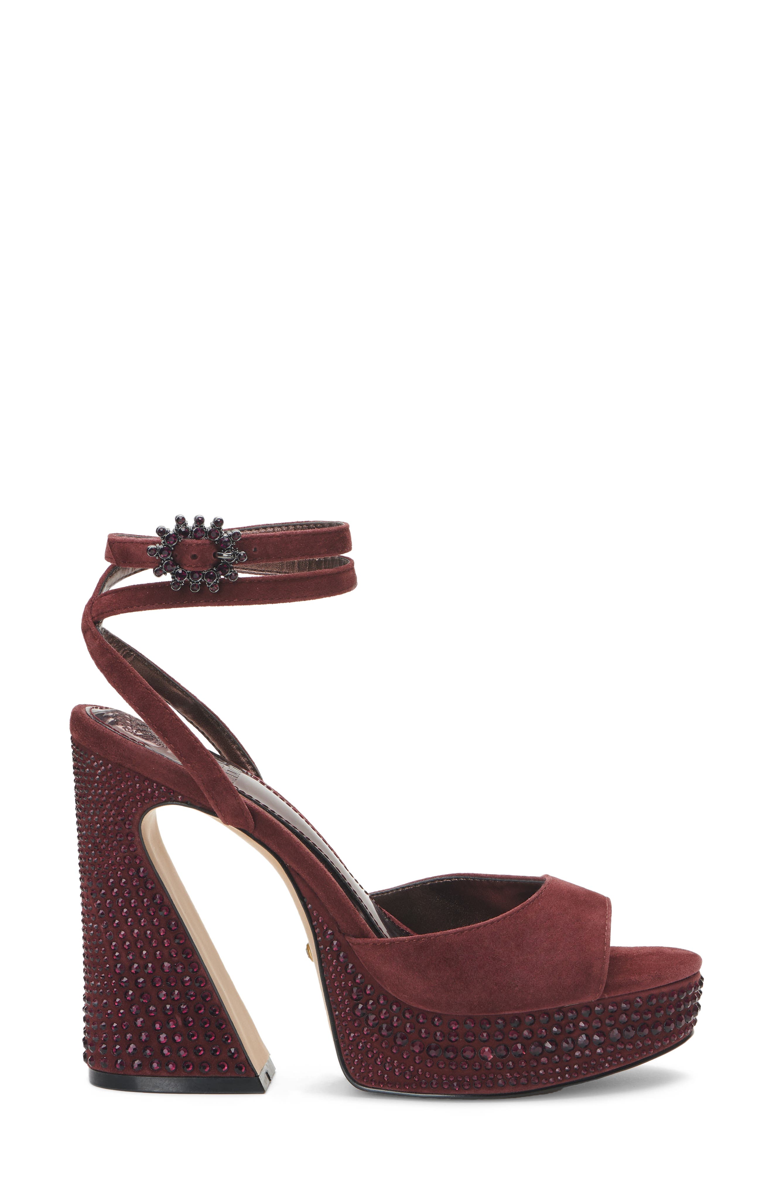 Vince Camuto Inna Platform Sandal, Alternate, color, Crimson