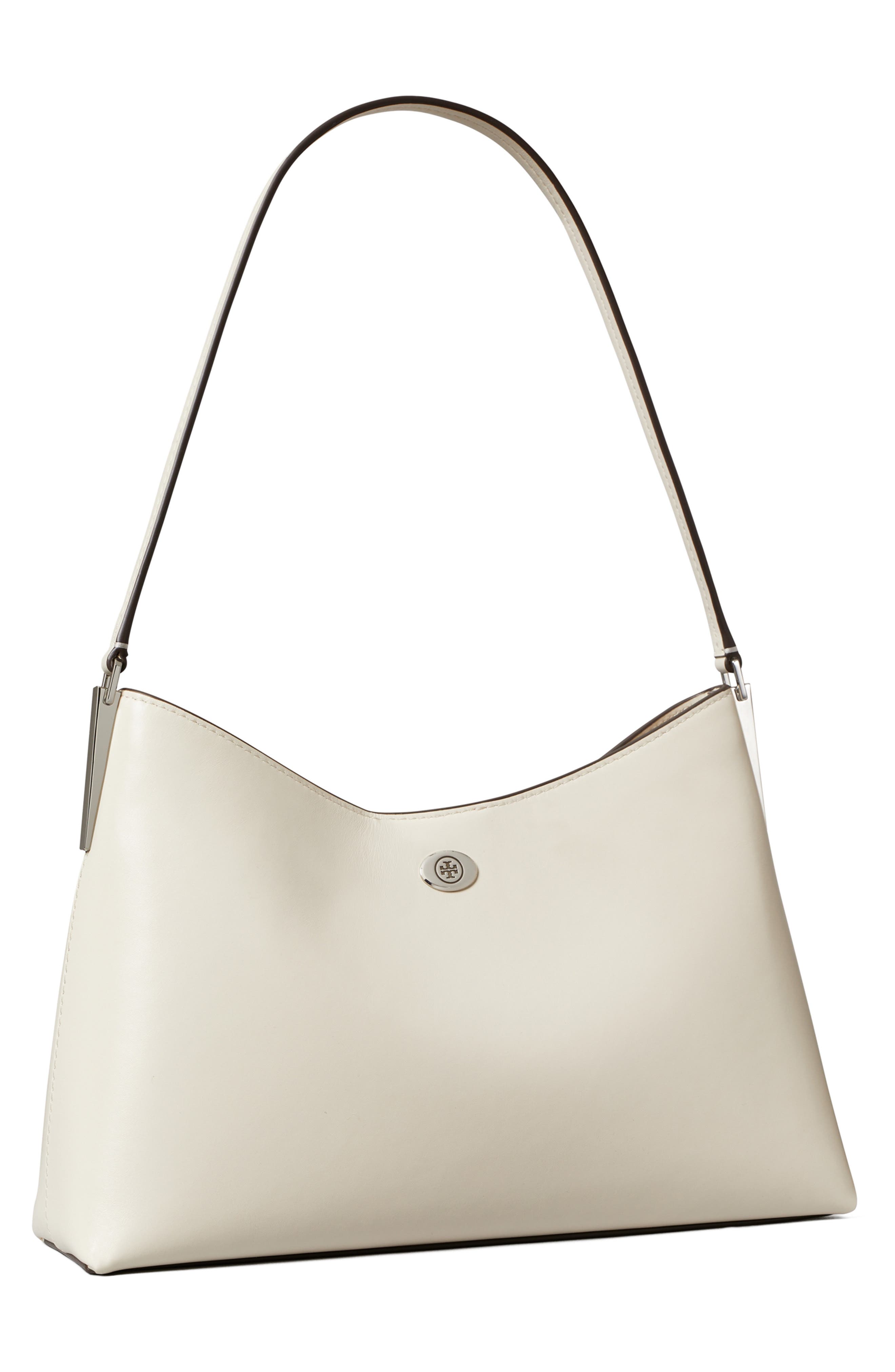 Small Robinson Leather Shoulder Bag, Alternate, color, LIGHT CREAM