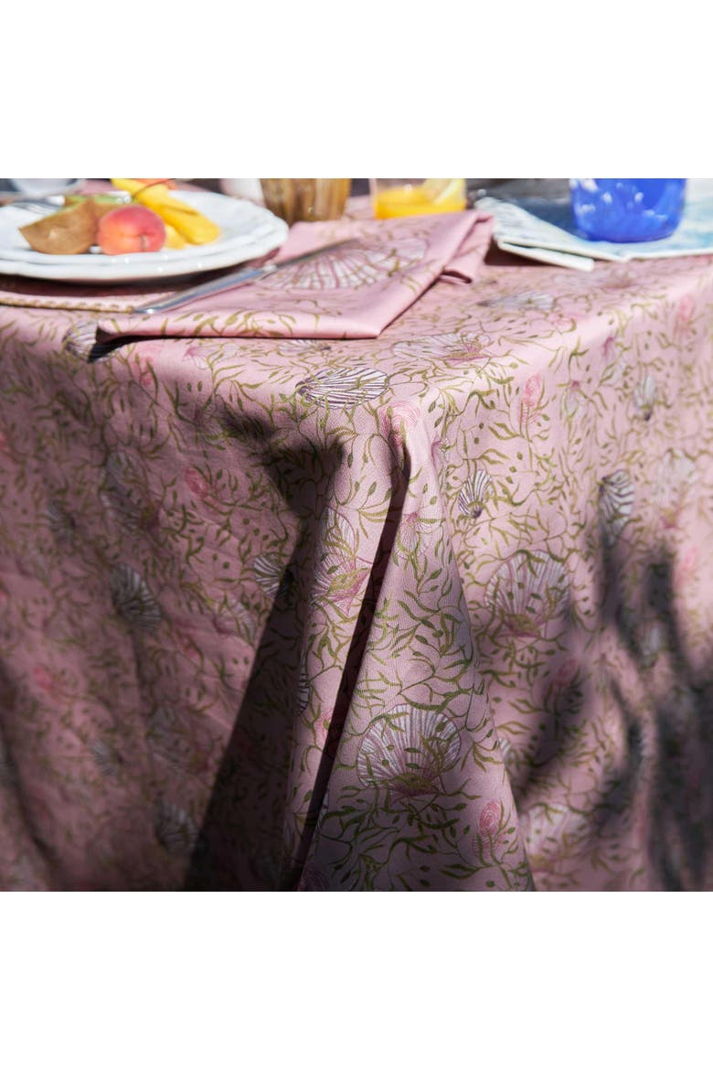 Tablecloth Mussels from Brussels, Alternate, color, Pink