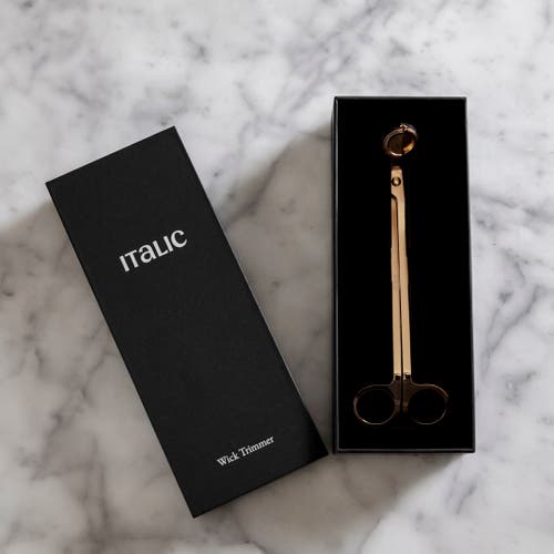 Italic Wick Trimmer In Gold