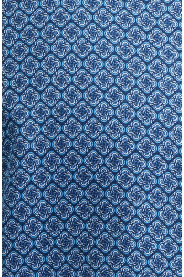 Julian Shaped Fit Cotton Button-Up Shirt, Alternate, color, NAVY