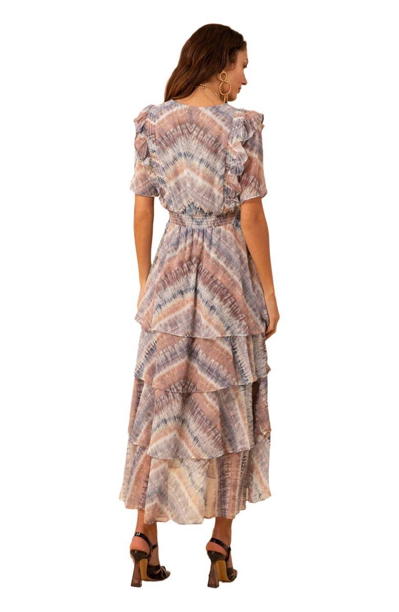 Hale Bob Caroline Chiffon Dress, Alternate, color, 