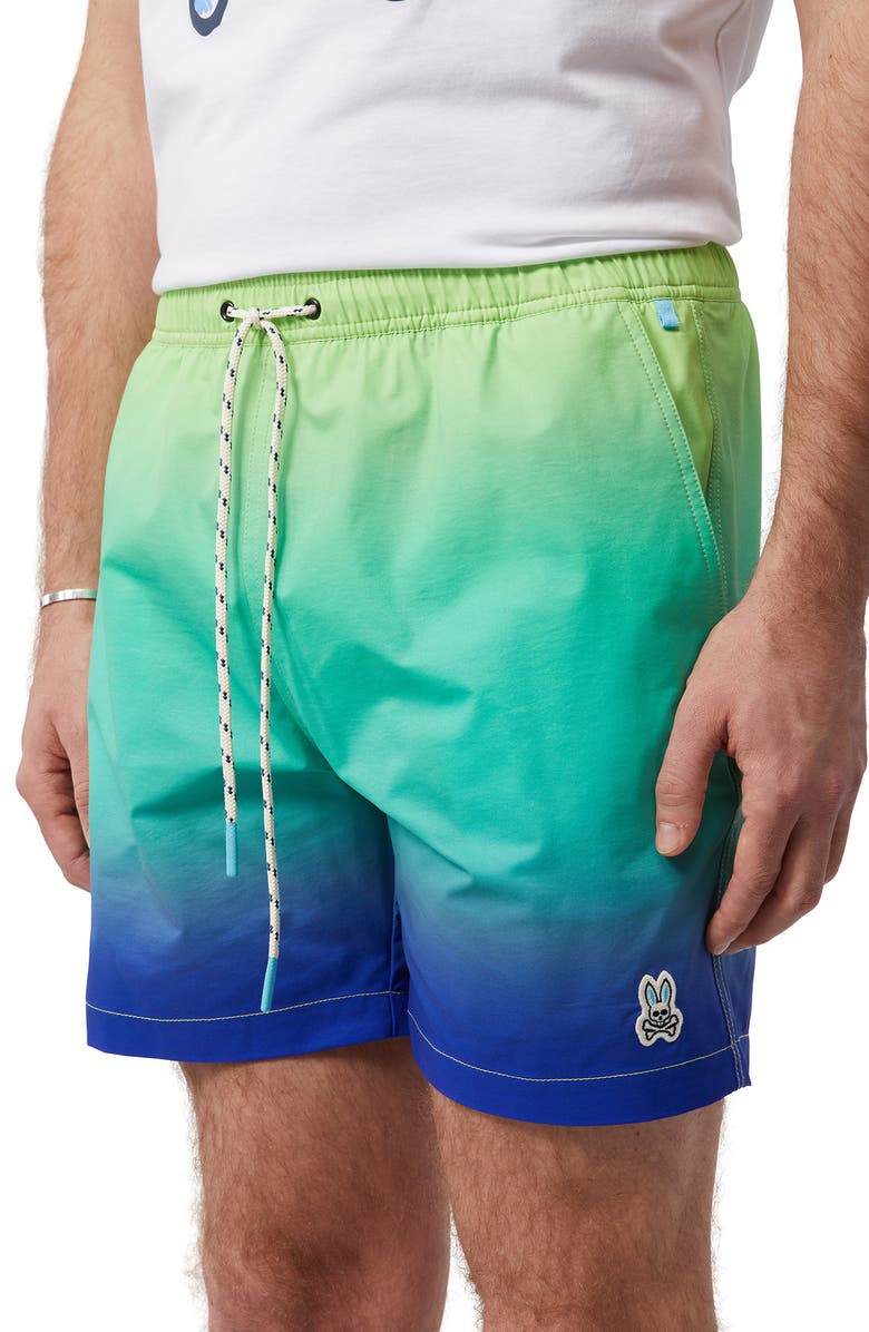 Psycho Bunny Rickman Swim Trunks, Alternate, color,