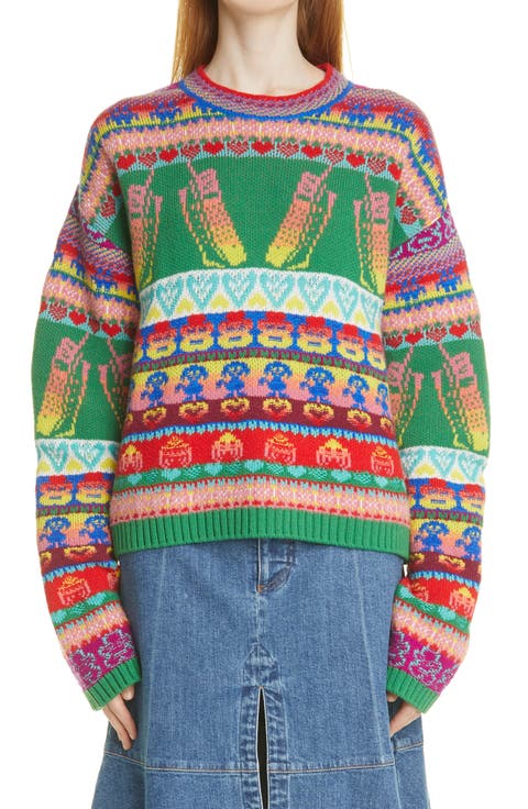 Keep in Touch Wool Sweater