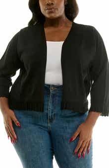 Scalloped Lace Trim Bolero