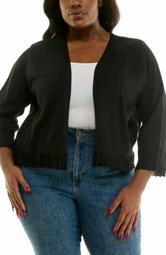Scalloped Lace Trim Bolero