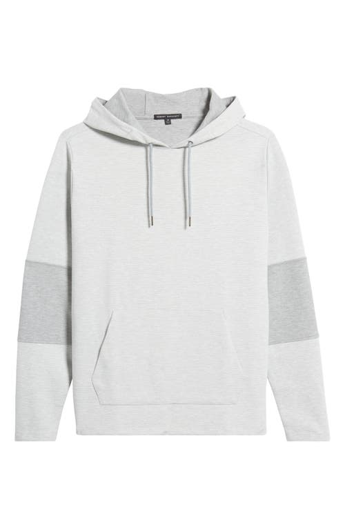 Robert Barakett Cambray Contrast Hoodie In Gray
