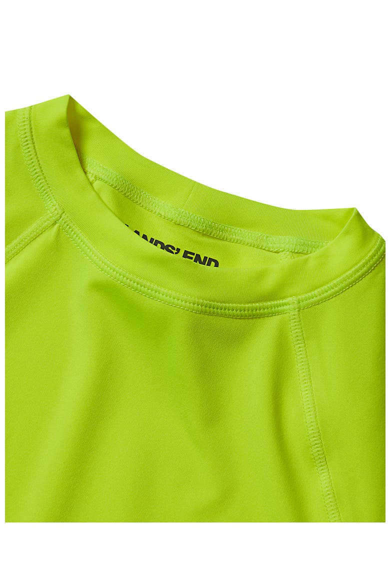 Boys Long Sleeve UPF 50 Sun Protection Rash Guard, Alternate, color, Neon Yellow