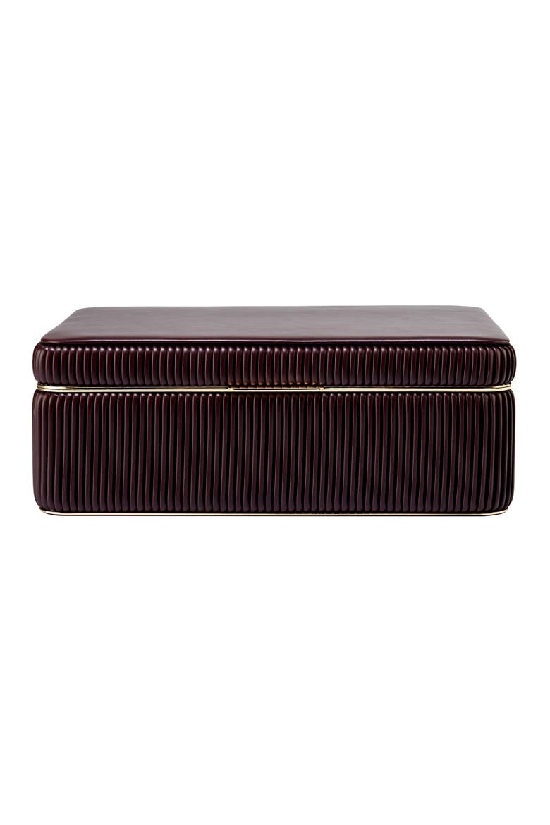 Bella Large Jewelry Box, Main, color, Bordeaux