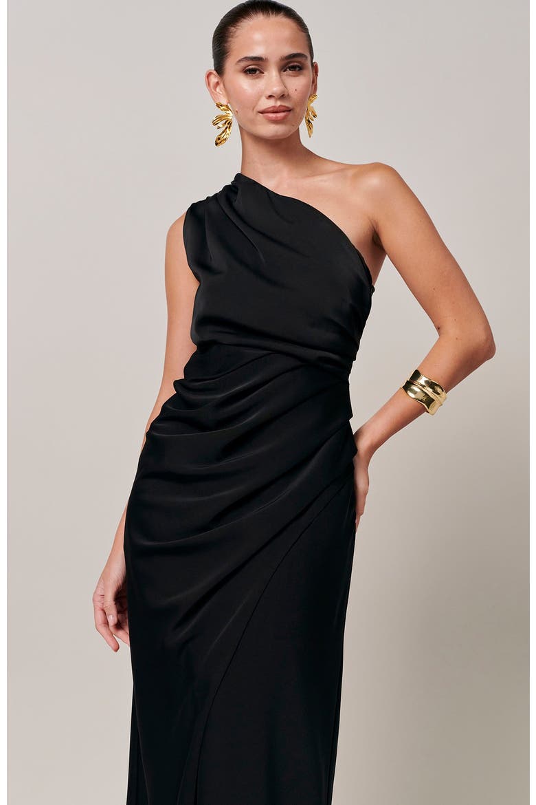 Monica Maxi Dress, Alternate, color, Black