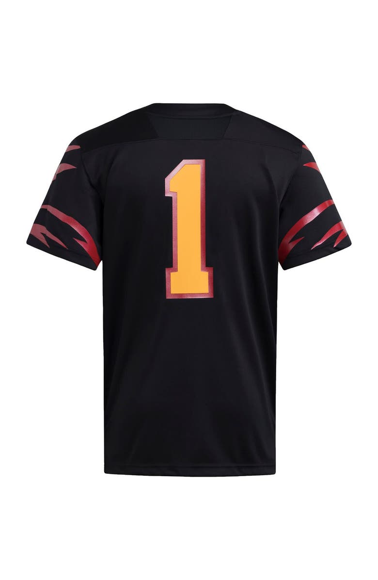 adidas Men's adidas Black Grambling Tigers Premier Strategy Jersey, Alternate, color, Black