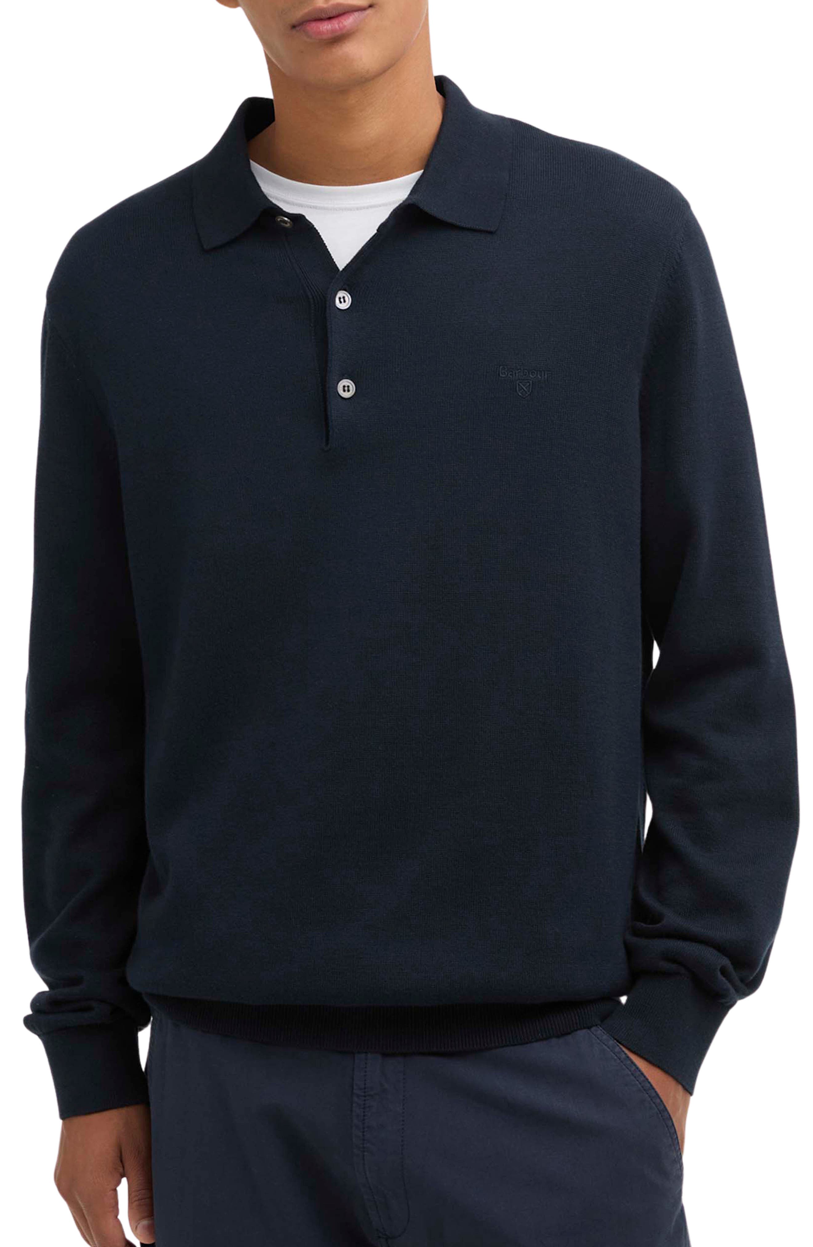 Long Sleeve Cotton Polo - image 5