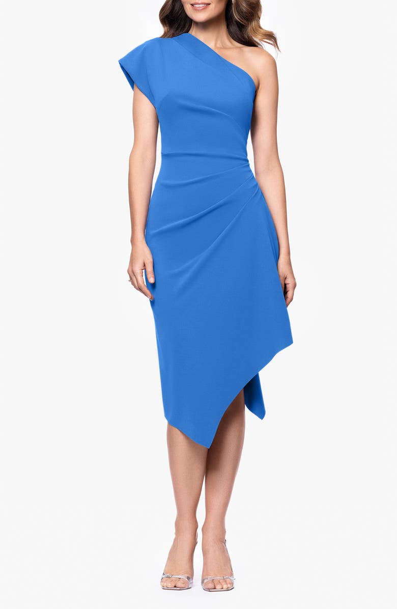 Betsy & Adam Scuba Crepe Cocktail Dress, Main, color,