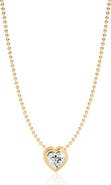 GABI RIELLE Radiant Love CZ Pendant Necklace