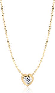 GABI RIELLE Radiant Love CZ Pendant Necklace