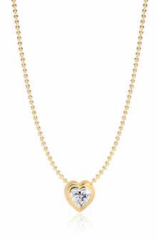 GABI RIELLE Radiant Love CZ Pendant Necklace