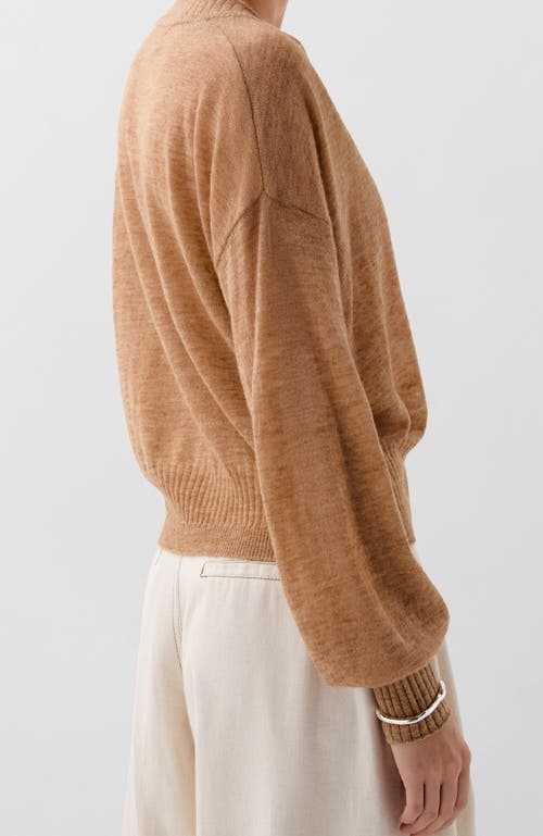 Scalpers Alpaca V Jumper In Brown