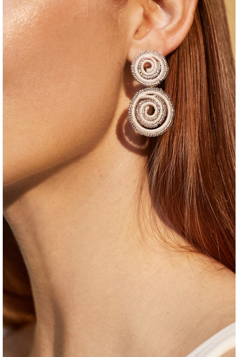 Nora Drop Earrings, Alternate, color, LIGHT PINK