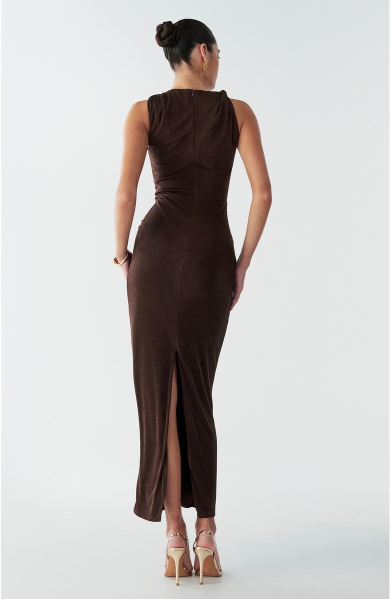 BWLDR Arnah Maxi Dress, Alternate, color, Chocolate