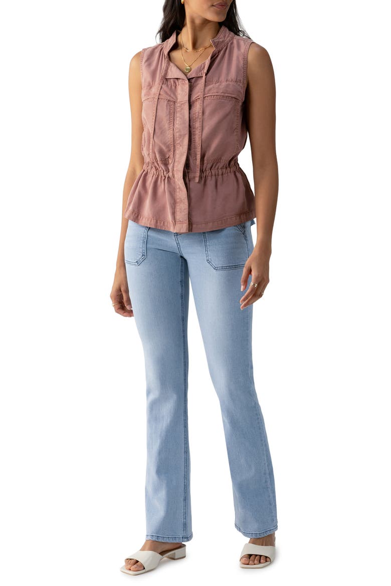 Leah Surplus Vest, Alternate, color, WASHED CLAY