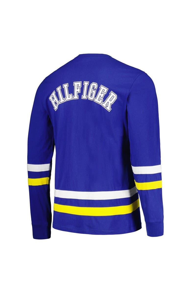 Tommy Hilfiger Men's Tommy Hilfiger Royal/Gold Los Angeles Rams Nolan Long Sleeve T-Shirt, Alternate, color, Royal