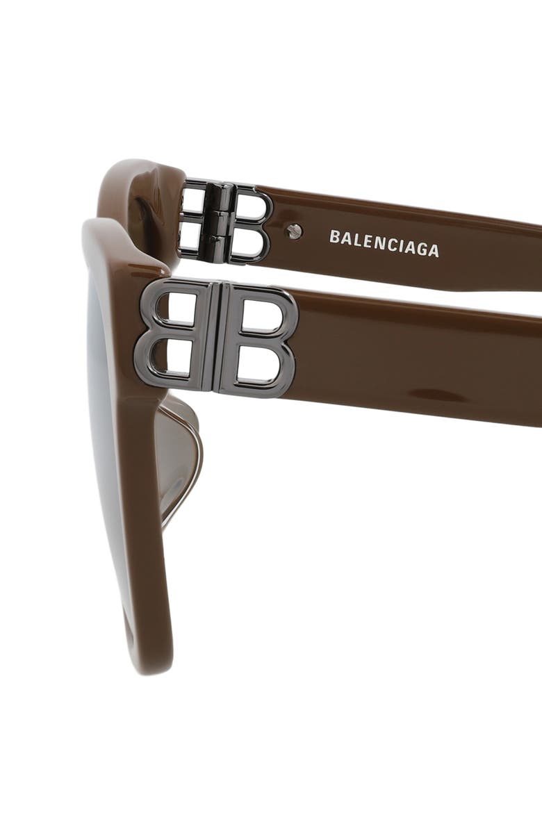 Balenciaga Fashion 57mm Square Sunglasses, Alternate, color, 