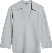 Wit & Wisdom Bead Trim Sweater