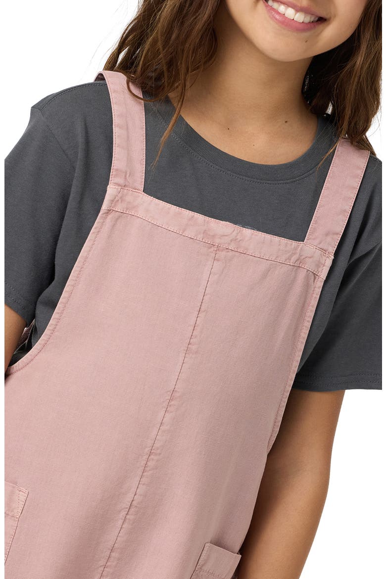 Kids' Starlette Cotton & Linen Romper, Alternate, color, ORCHID