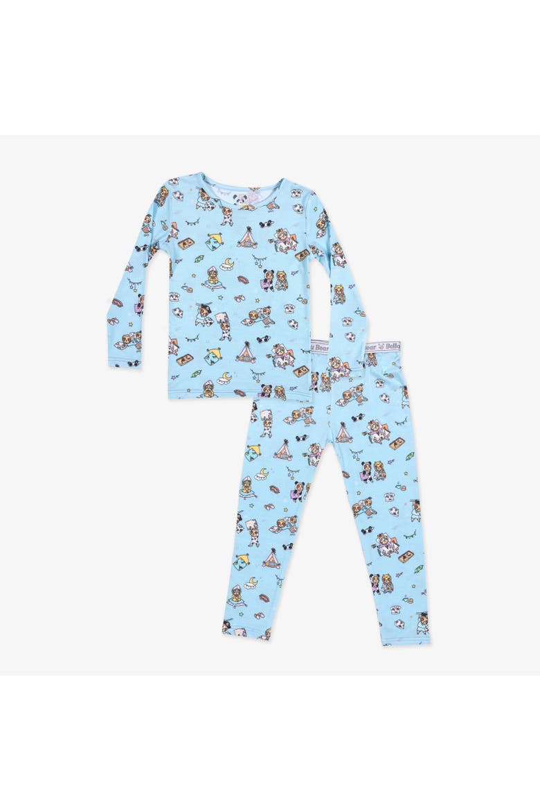 Kids' Sloth Pajama Party Set of 2 Piece Pajamas, Main, color, Sloth Pajama Party