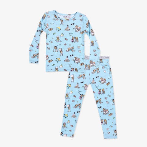 Kids' Sloth Pajama Party Set of 2 Piece Pajamas