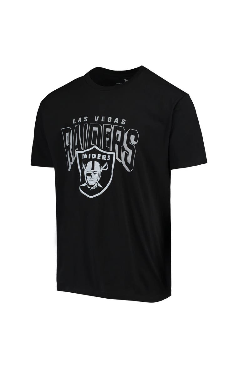 Men's Junk Food Black Las Vegas Raiders Bold Logo T-Shirt, Alternate, color, Black