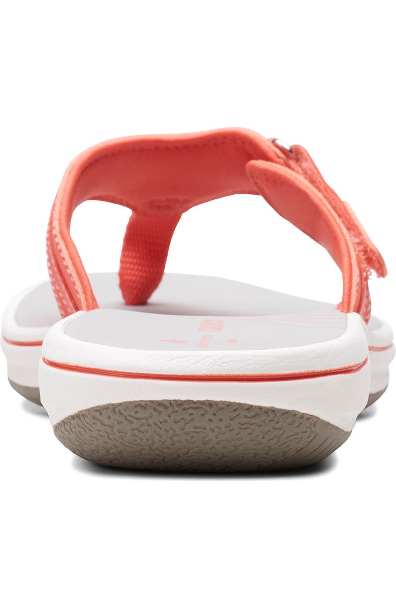 Clarks<sup>®</sup> Breeze Sea Flip Flop Sandal, Alternate, color, Bright Cor