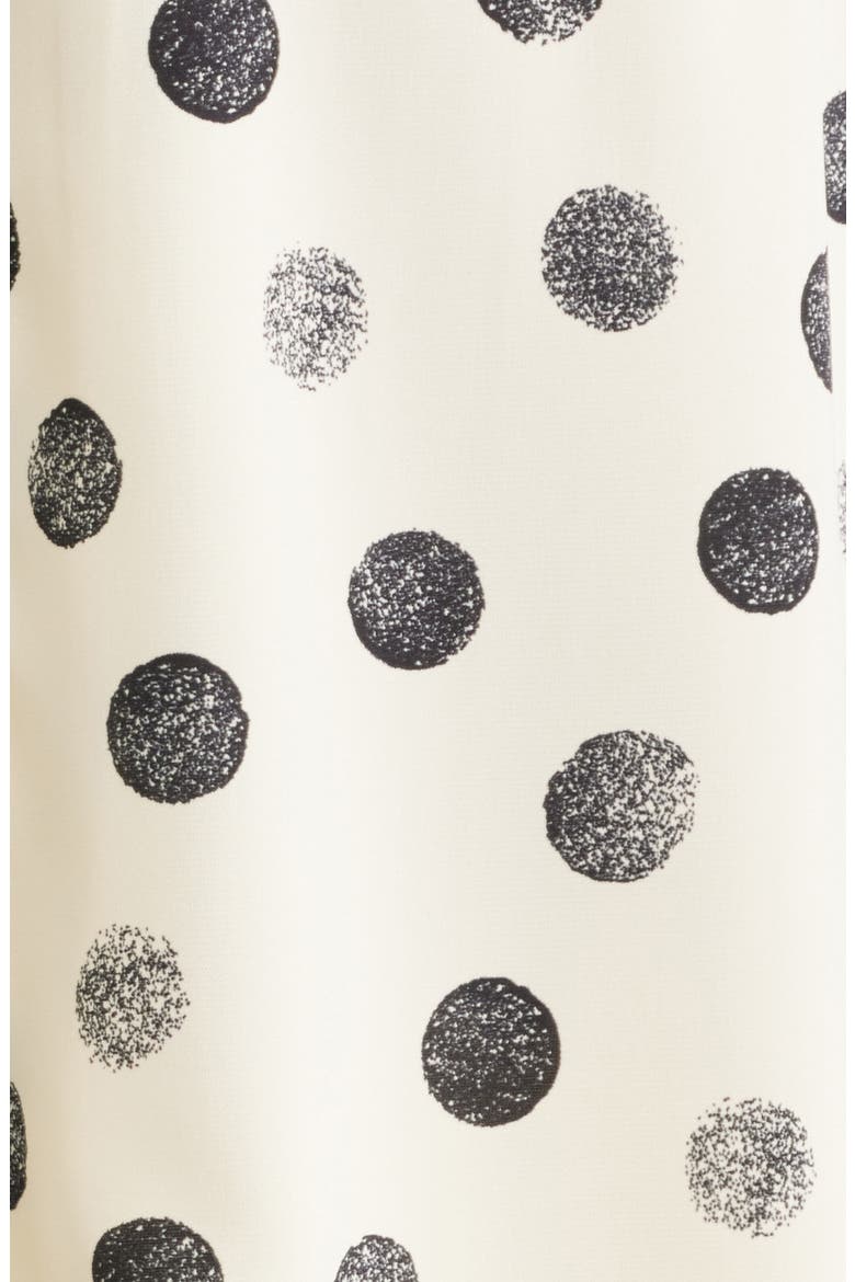 Charley Dot Print Camp Shirt, Alternate, color, CREAM