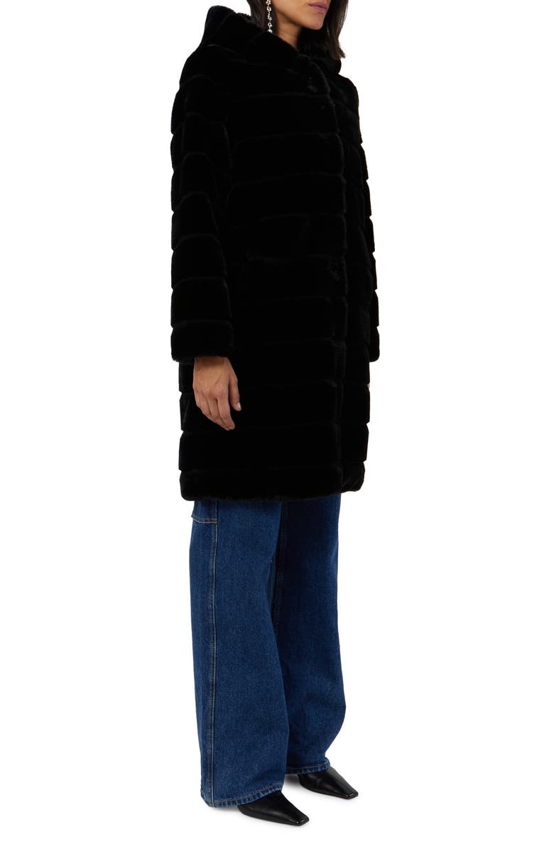 Apparis Celina 3 Hooded Faux Fur Coat, Alternate, color,