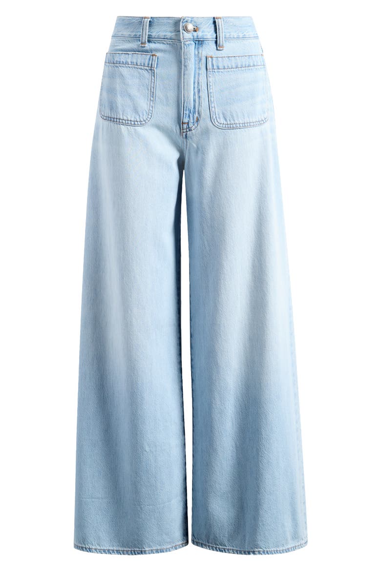 Patch Pocket Superwide Leg Jeans, Alternate, color, AHERN WASH