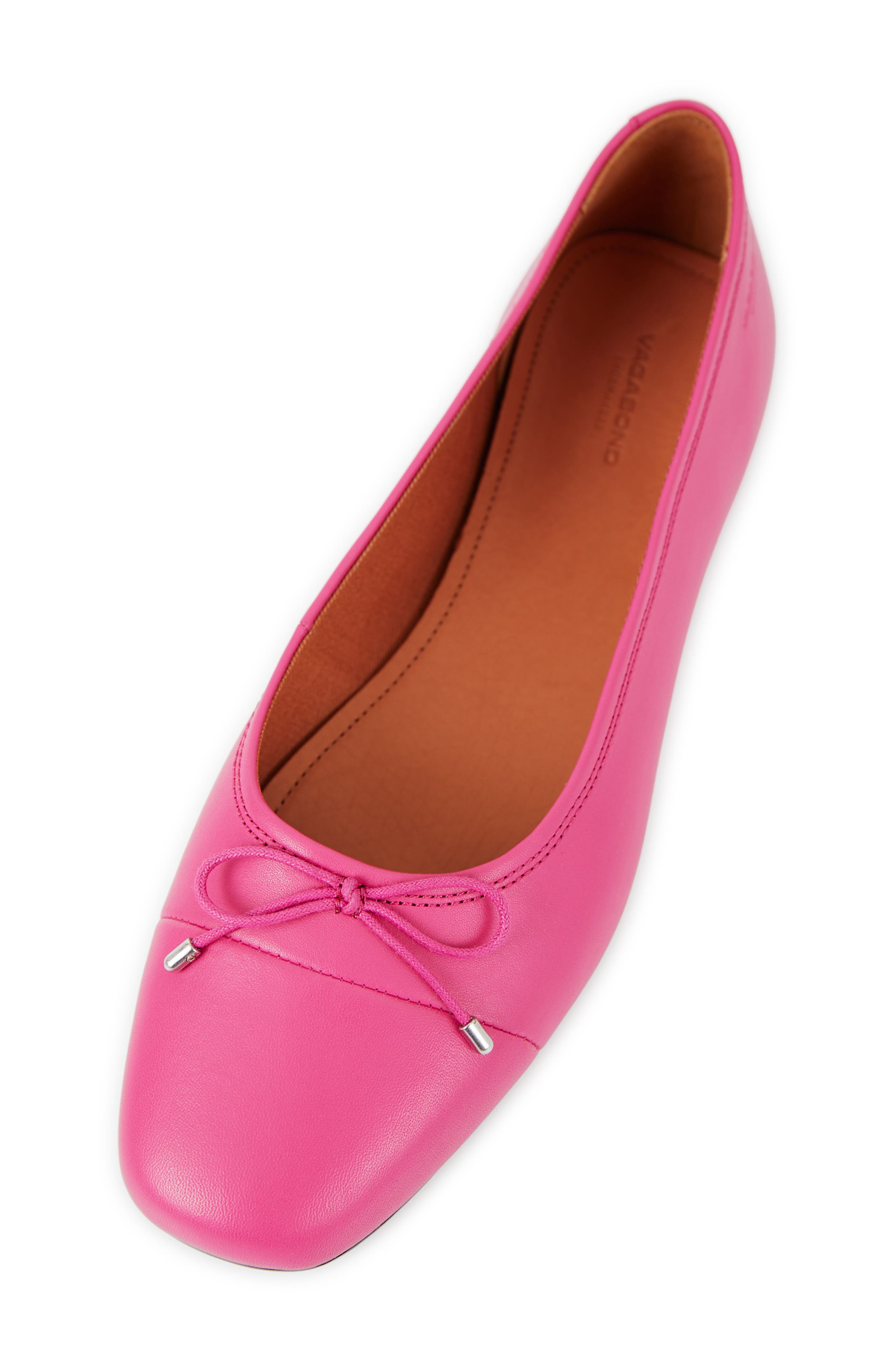 Vagabond Shoemakers Jolin Ballet Flat, Alternate, color, Hyper Pink
