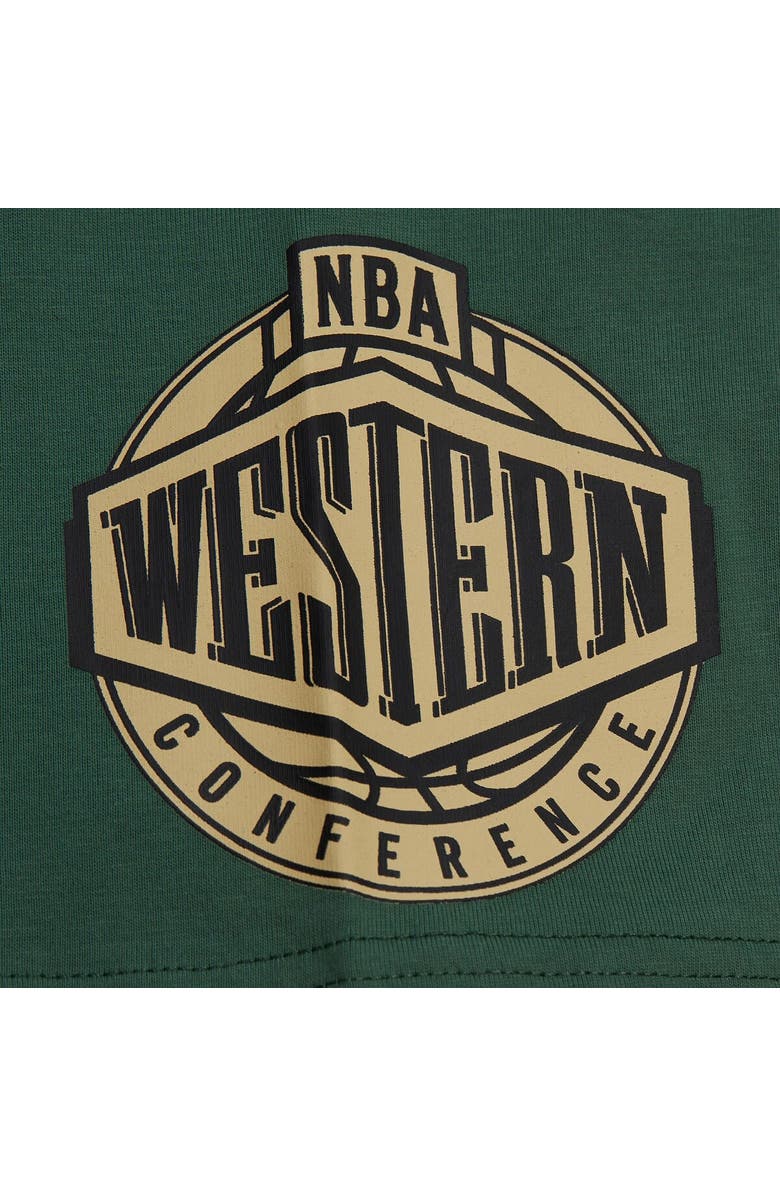 Mitchell & Ness Men's Mitchell & Ness Green Seattle SuperSonics Hardwood Classics Team OG 2.0 Premium Vintage Logo T-Shirt, Alternate, color, 