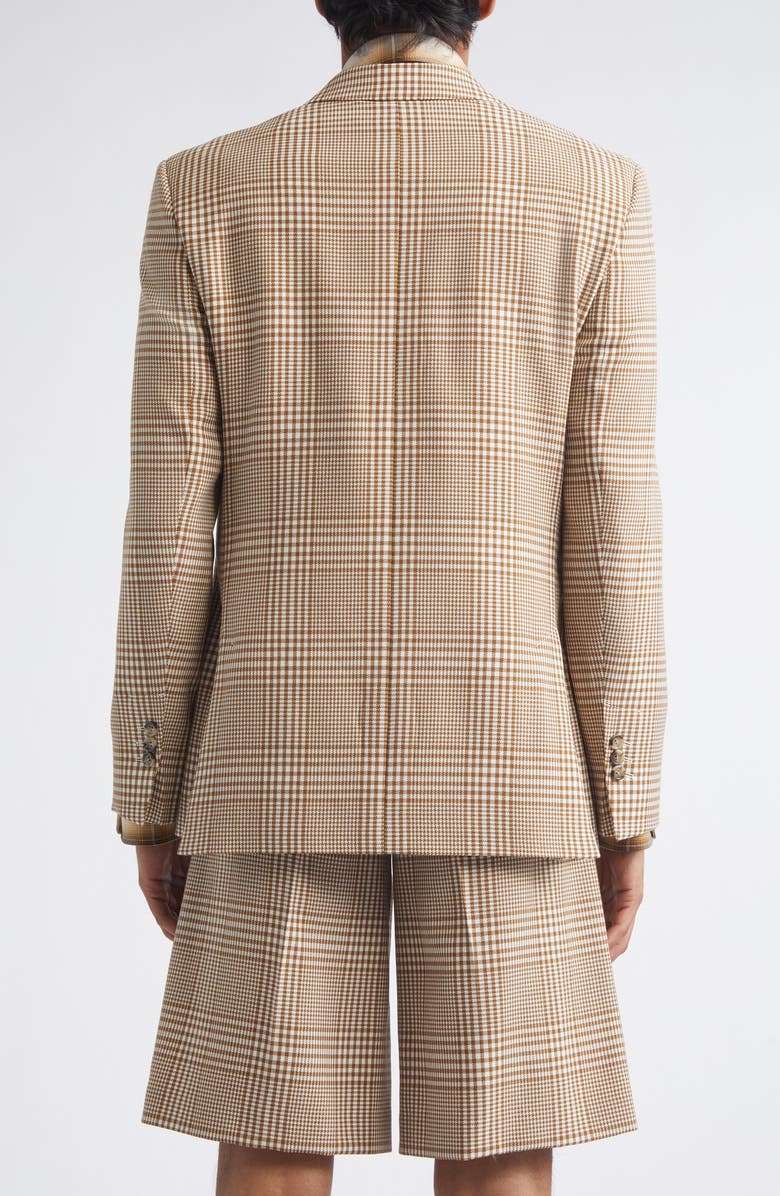 AMI PARIS Prince of Wales Plaid Virgin Wool Twill Jacket, Alternate, color,