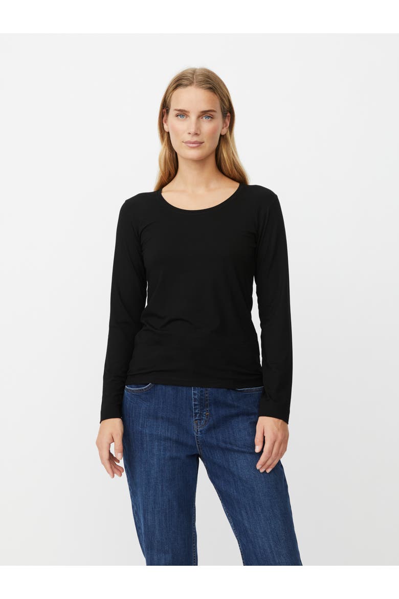 Long Sleeve Top, Main, color, Black